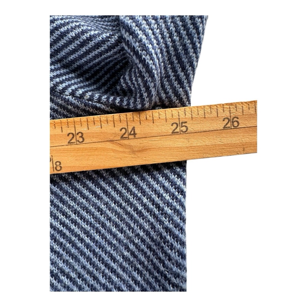 Vineyard Vines Pullover Sweater Mens Blue Mille‎ Merino Wool Quarter Sz XL - Picture 9 of 14
